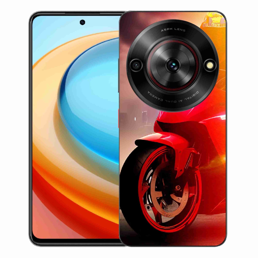 Gelový kryt mmCase na ZTE Blade A75 - motorka