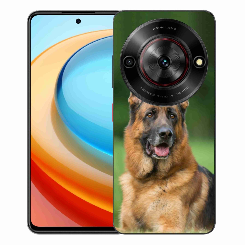 Gelový kryt mmCase na ZTE Blade A75 - německý ovčák
