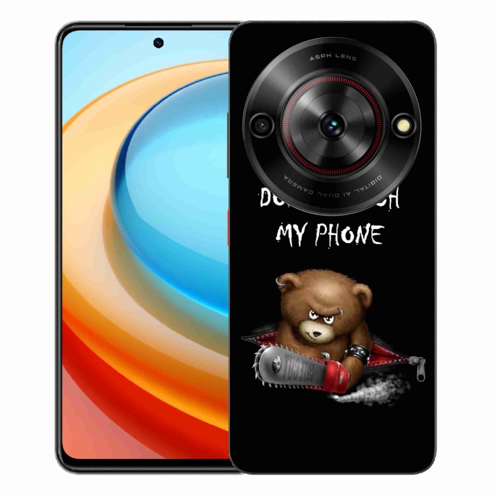 Gelový kryt mmCase na ZTE Blade A75 - nesahej na telefon
