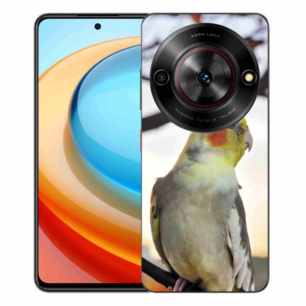 Gelový kryt mmCase na ZTE Blade A75 - papoušek korela
