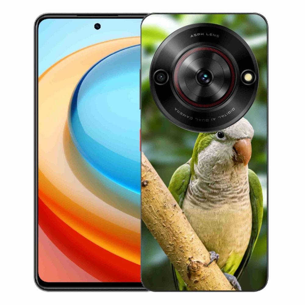Gelový kryt mmCase na ZTE Blade A75 - papoušek mníšek