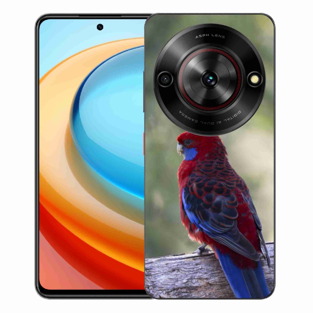 Gelový kryt mmCase na ZTE Blade A75 - papoušek rosela