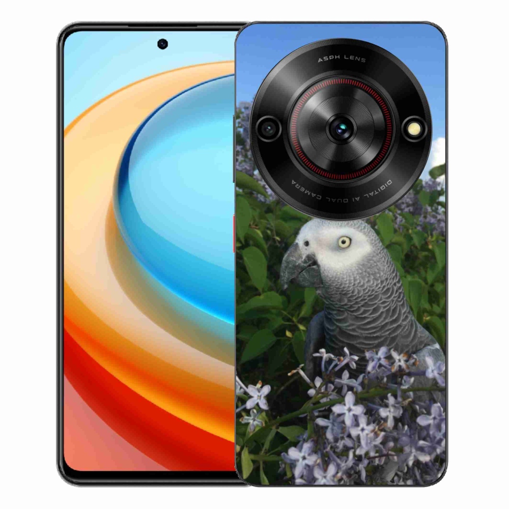 Gelový kryt mmCase na ZTE Blade A75 - papoušek žako