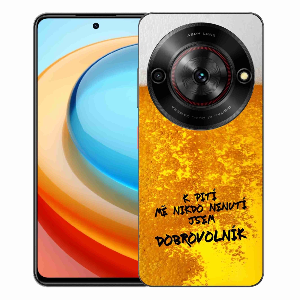 Gelový kryt mmCase na ZTE Blade A75 - pivní motiv 4