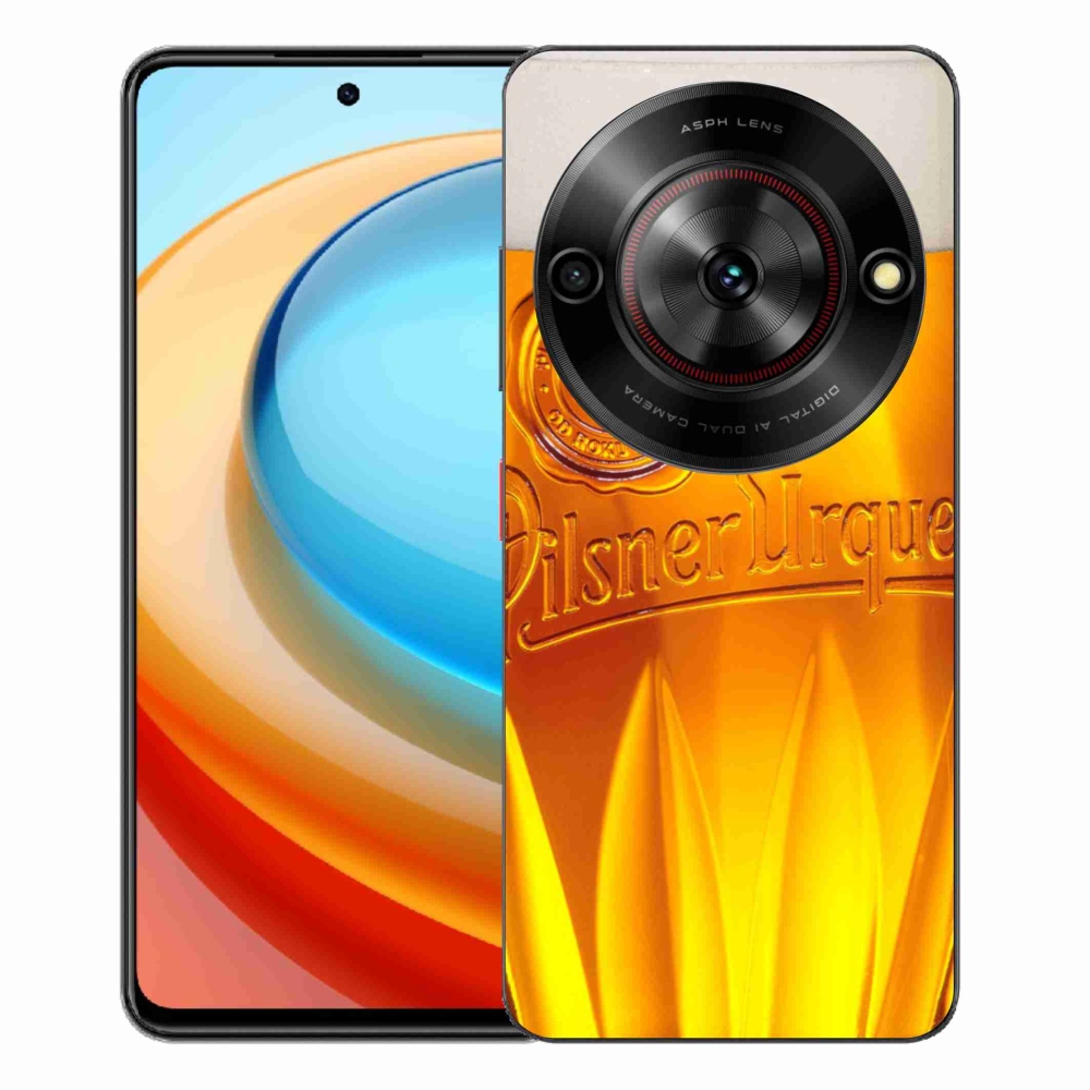 Gelový kryt mmCase na ZTE Blade A75 - pivo