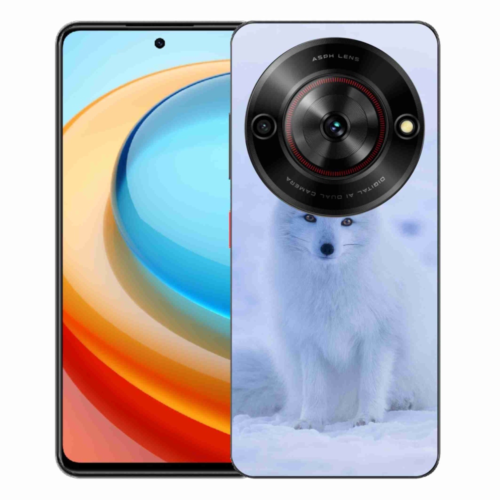 Gelový kryt mmCase na ZTE Blade A75 - polární liška