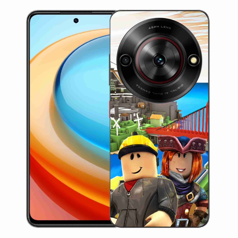 Gelový kryt mmCase na ZTE Blade A75 - roblox 1