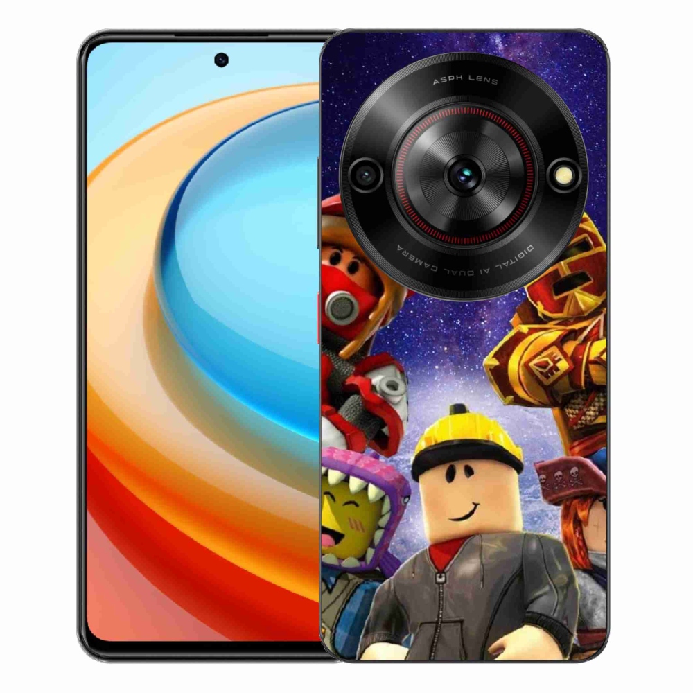 Gelový kryt mmCase na ZTE Blade A75 - roblox 3