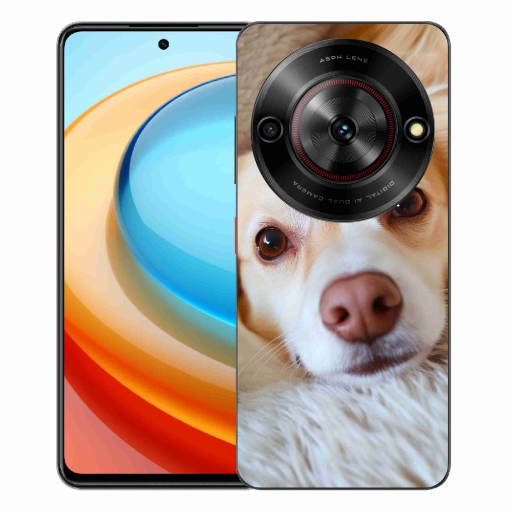 Gelový kryt mmCase na ZTE Blade A75 - Roztomilá čivava