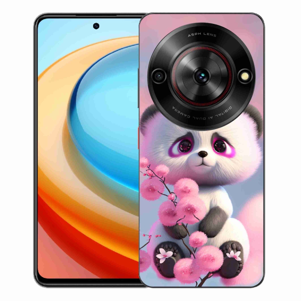 Gelový kryt mmCase na ZTE Blade A75 - roztomilá panda 1