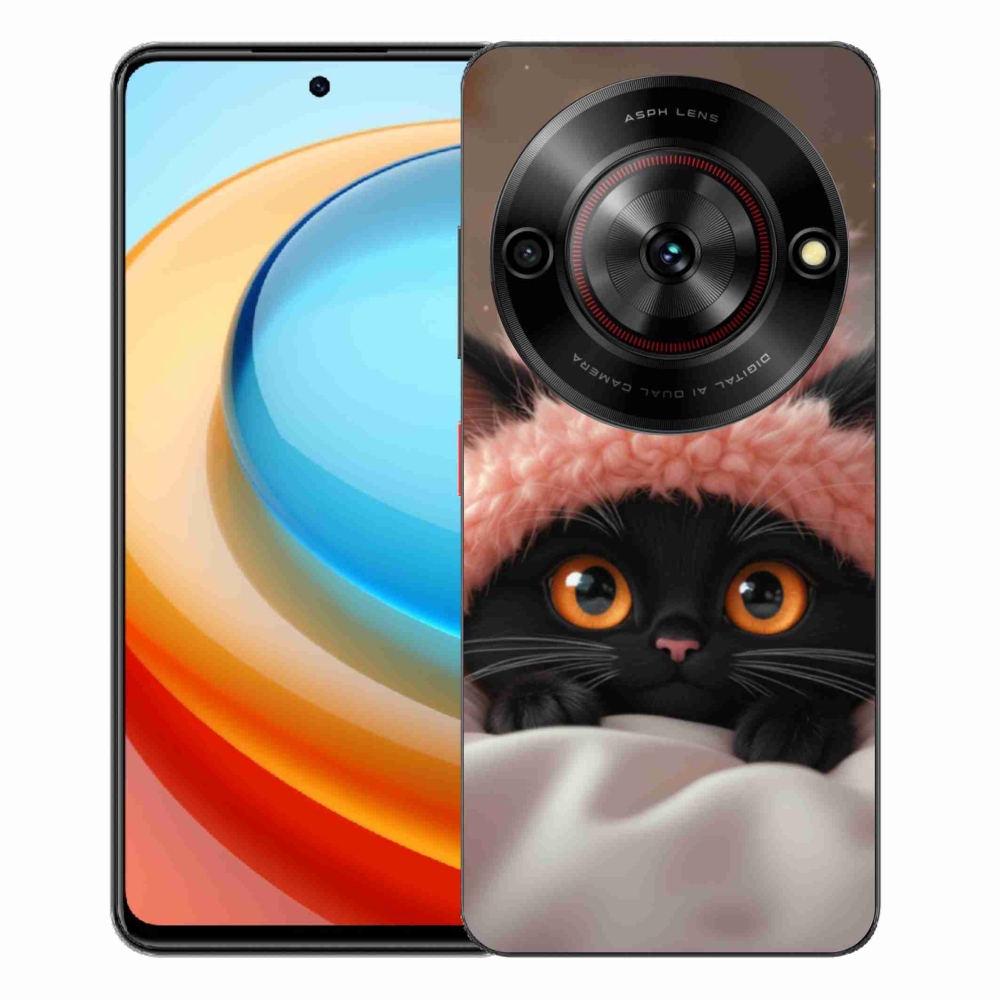 Gelový kryt mmCase na ZTE Blade A75 - roztomilé kotě 7