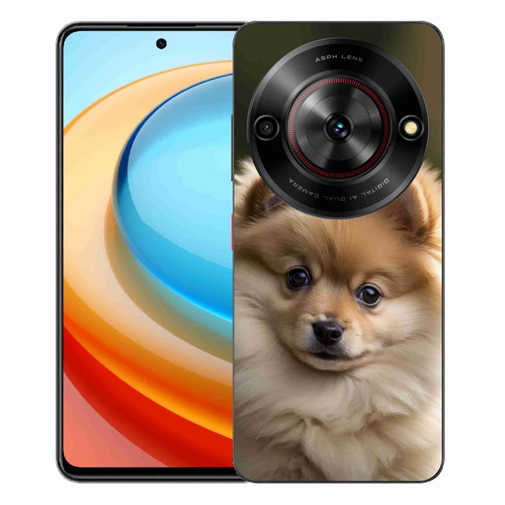 Gelový kryt mmCase na ZTE Blade A75 - roztomilý pomeranian 2