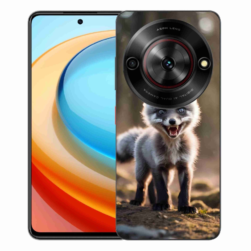 Gelový kryt mmCase na ZTE Blade A75 - rozzuřená liška