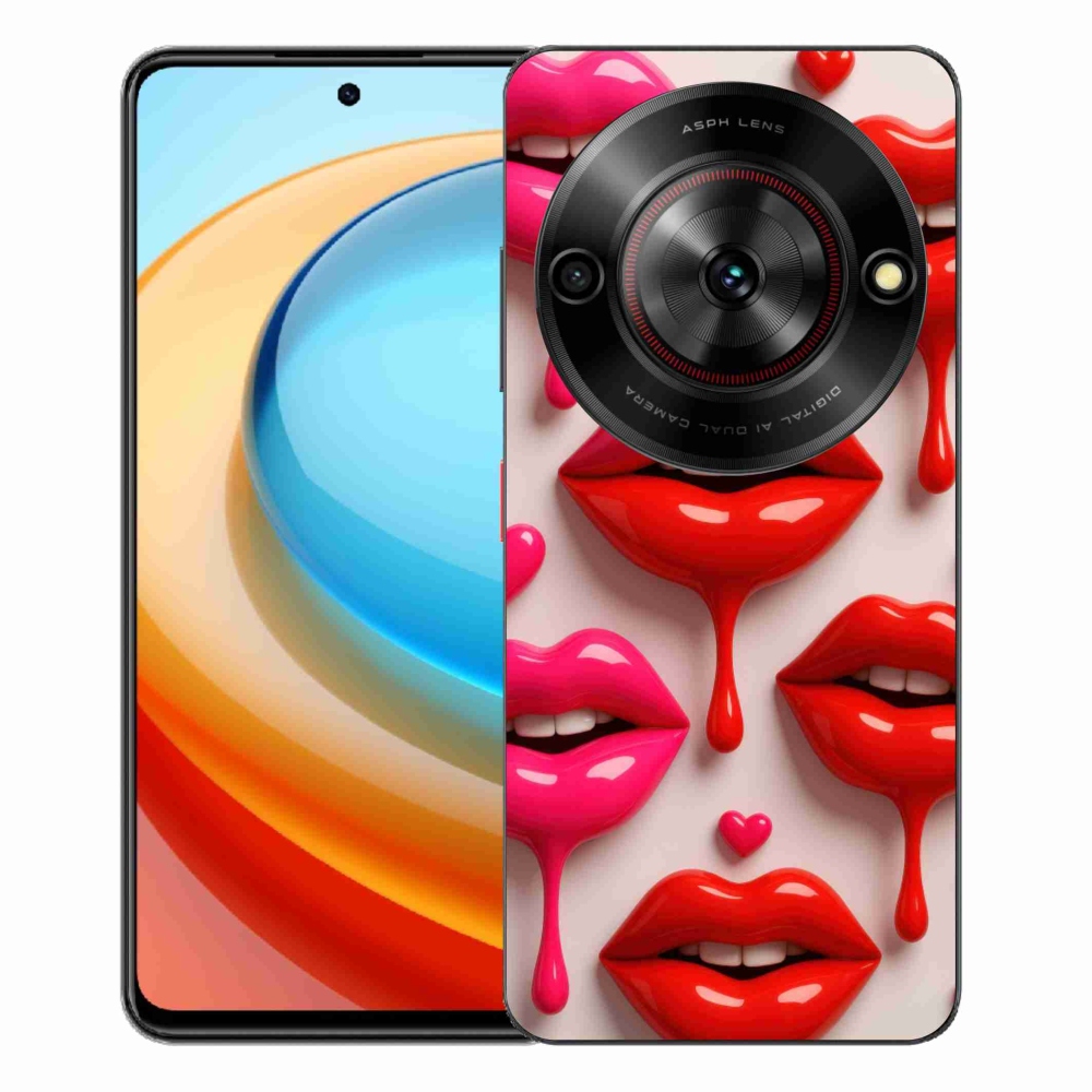 Gelový kryt mmCase na ZTE Blade A75 - rty 2