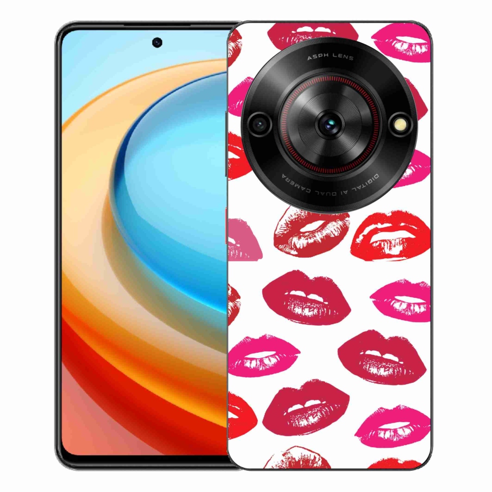 Gelový kryt mmCase na ZTE Blade A75 - rty