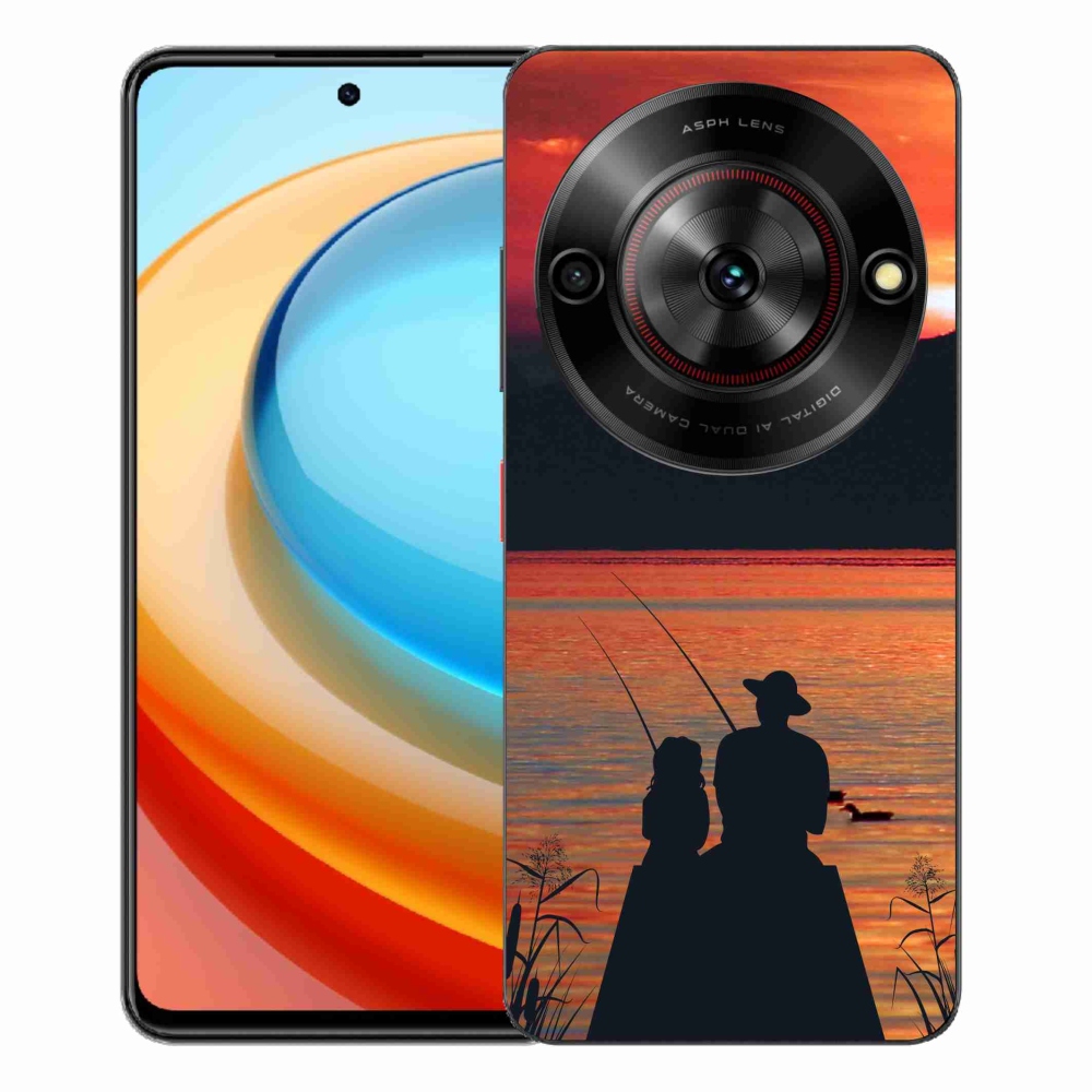 Gelový kryt mmCase na ZTE Blade A75 - rybaření 3