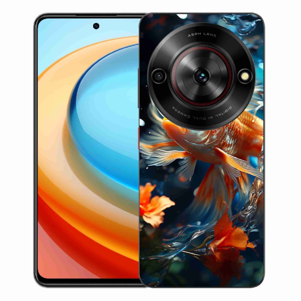 Gelový kryt mmCase na ZTE Blade A75 - rybka