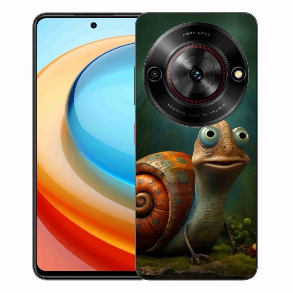 Gelový kryt mmCase na ZTE Blade A75 - šnek