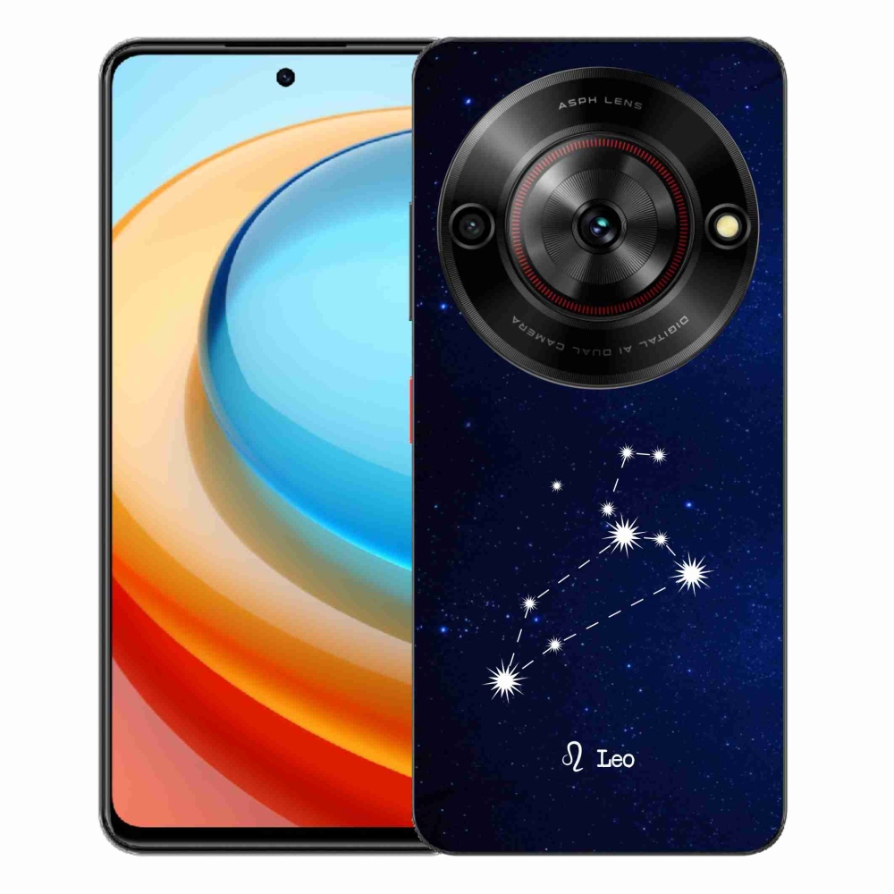Gelový kryt mmCase na ZTE Blade A75 - souhvězdí Lva