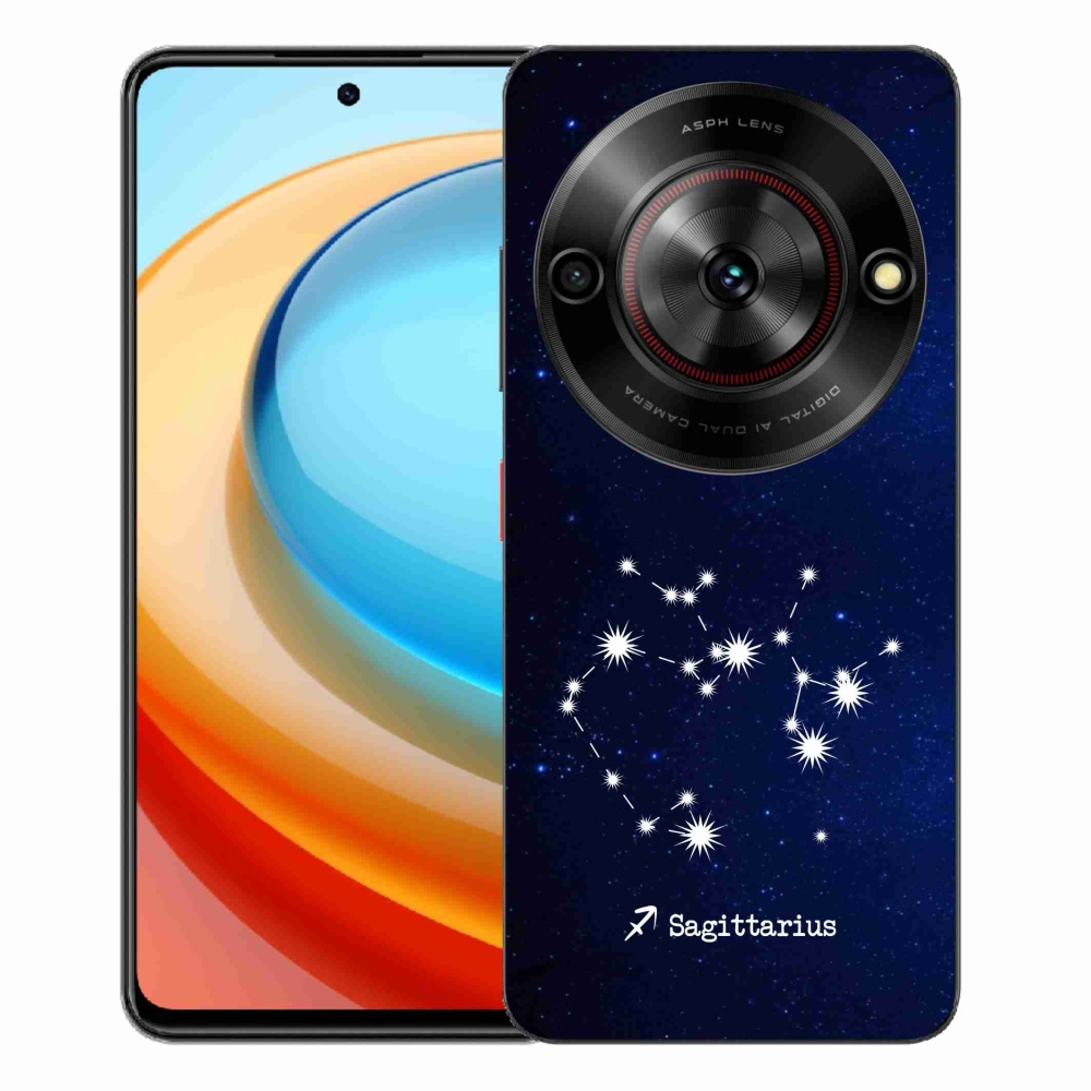 Gelový kryt mmCase na ZTE Blade A75 - souhvězdí Střelce