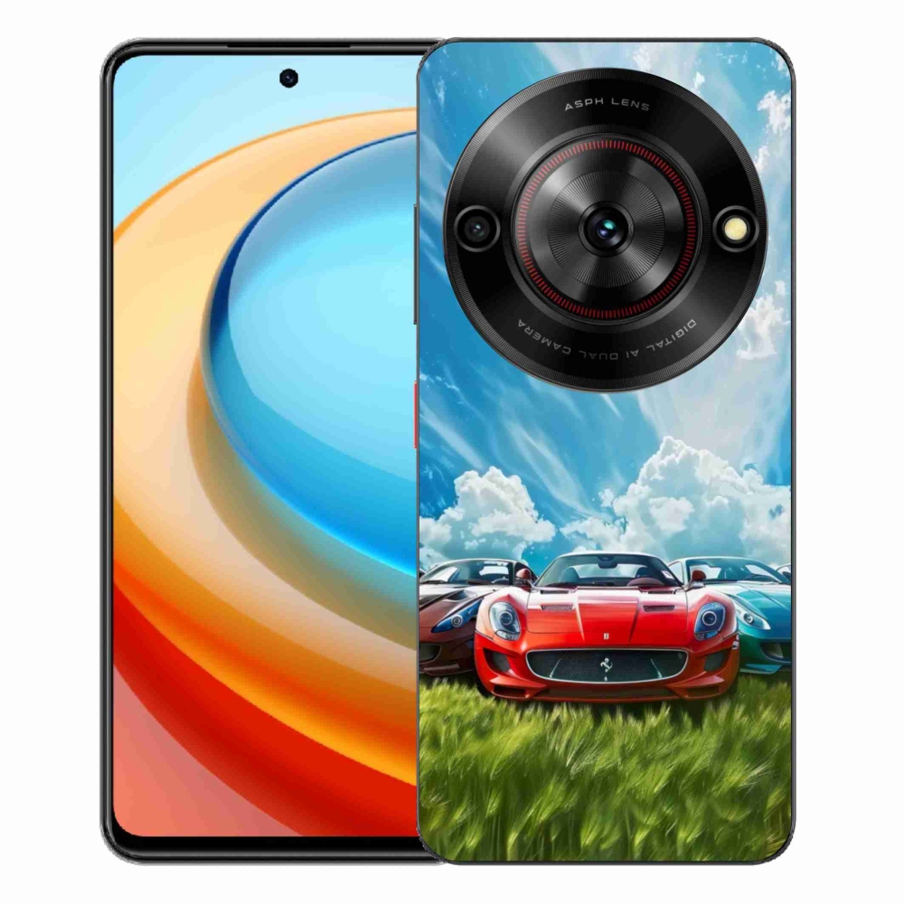 Gelový kryt mmCase na ZTE Blade A75 - sportovní vozy