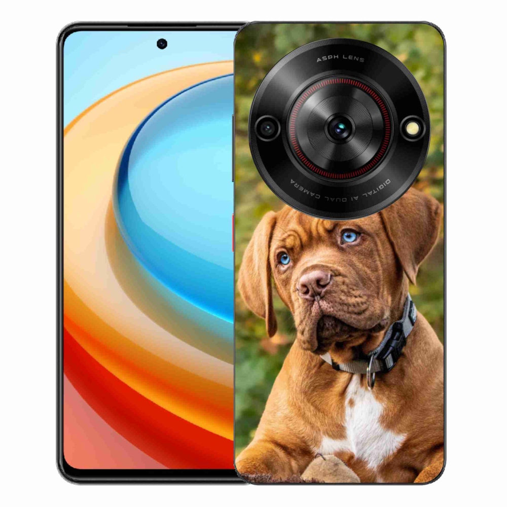 Gelový kryt mmCase na ZTE Blade A75 - štěně 