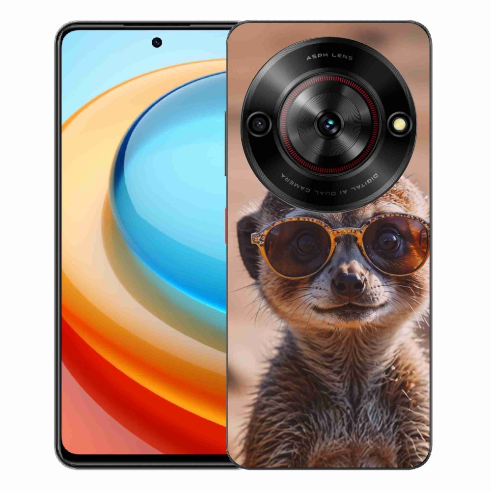 Gelový kryt mmCase na ZTE Blade A75 - stylová surikata