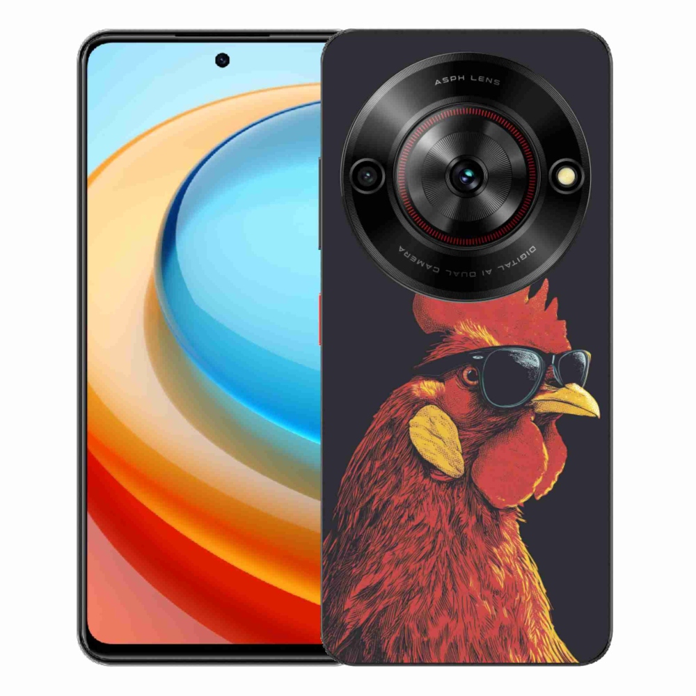 Gelový kryt mmCase na ZTE Blade A75 - stylový kohout