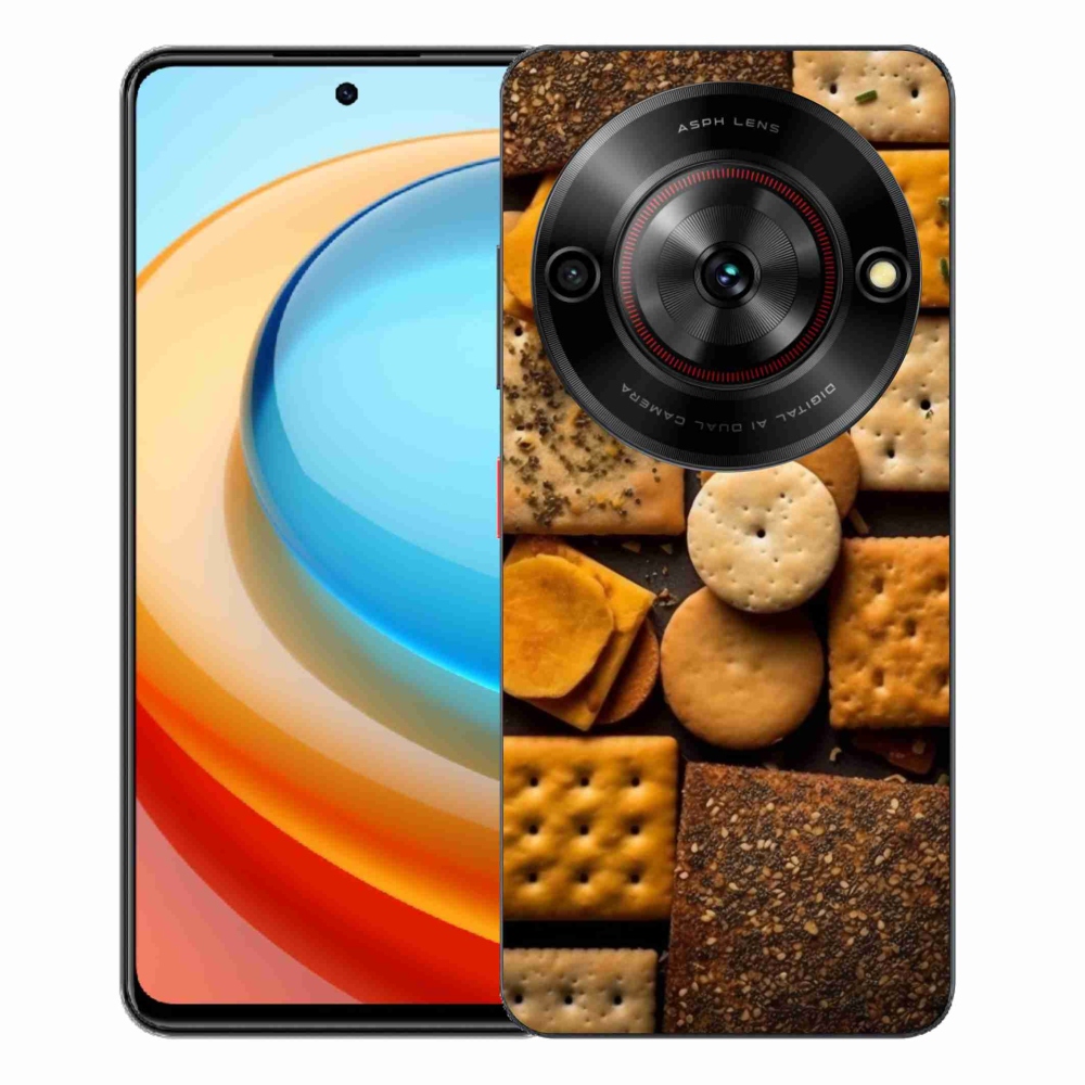 Gelový kryt mmCase na ZTE Blade A75 - sušenky