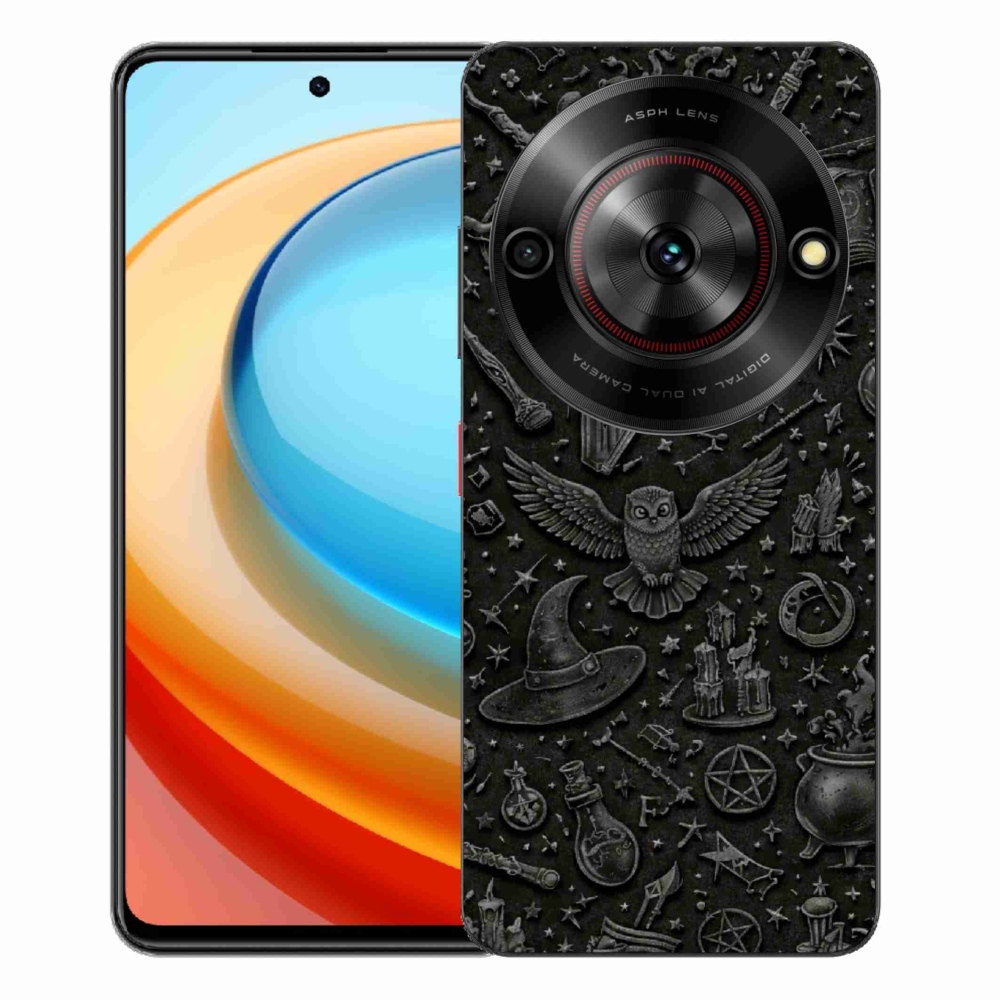 Gelový kryt mmCase na ZTE Blade A75 - tmavý magický svět