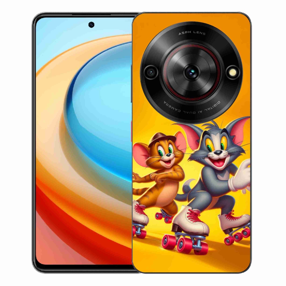 Gelový kryt mmCase na ZTE Blade A75 - tom a jerry