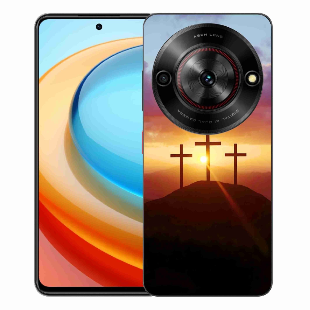 Gelový kryt mmCase na ZTE Blade A75 - tři kříže