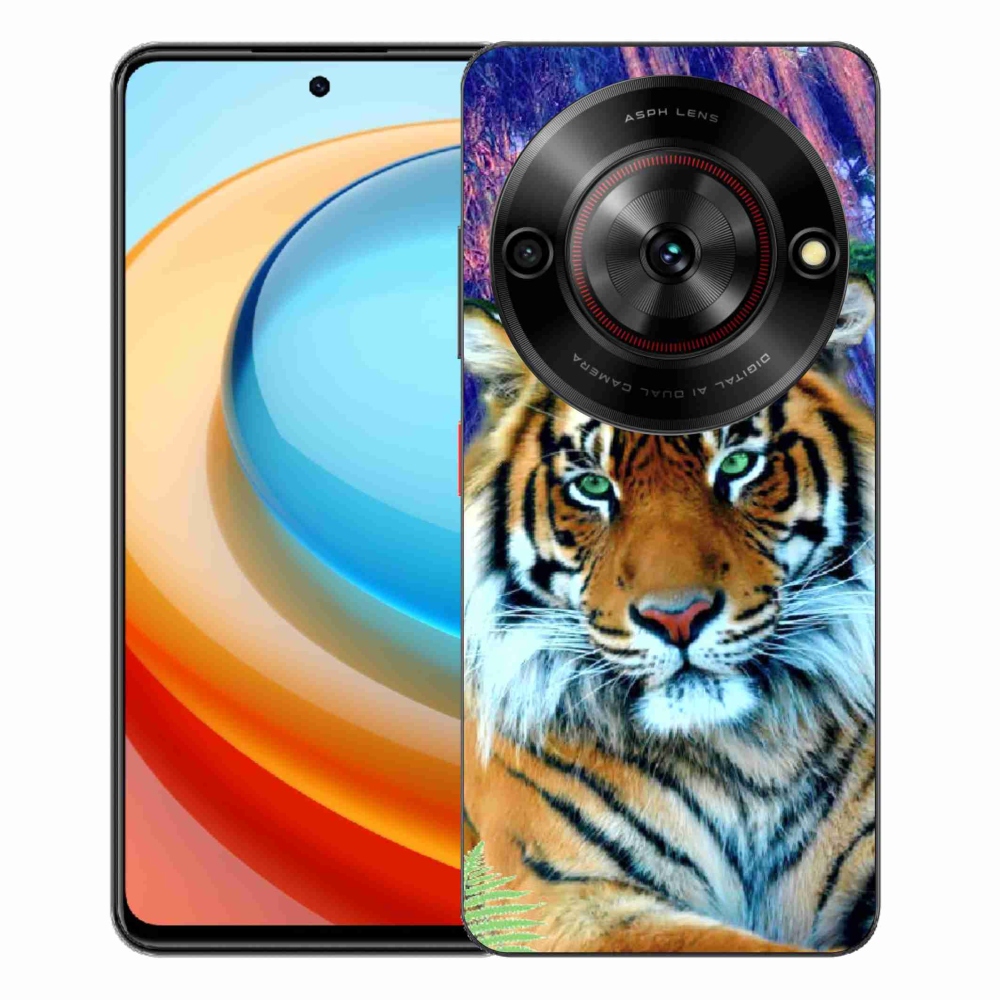 Gelový kryt mmCase na ZTE Blade A75 - tygr