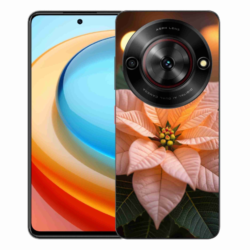 Gelový kryt mmCase na ZTE Blade A75 - vánoční hvězda