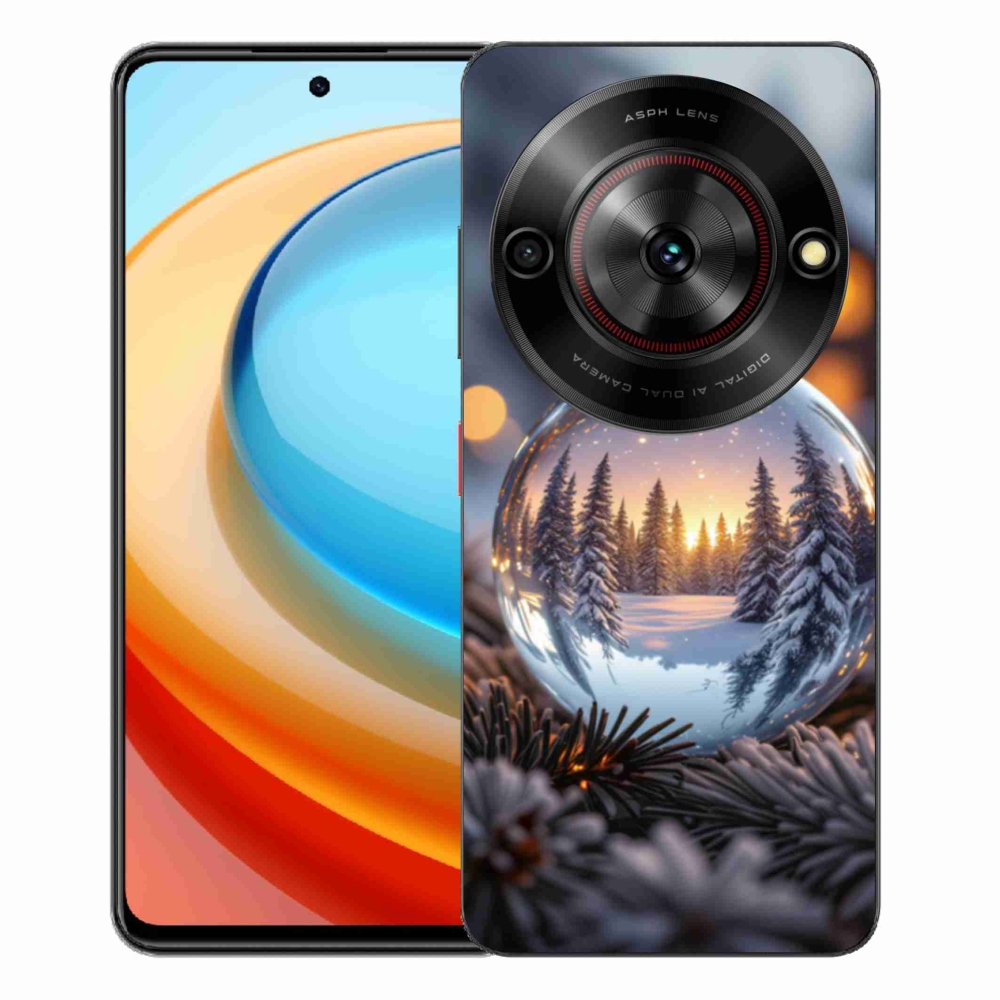 Gelový kryt mmCase na ZTE Blade A75 - vánoční ozdoba