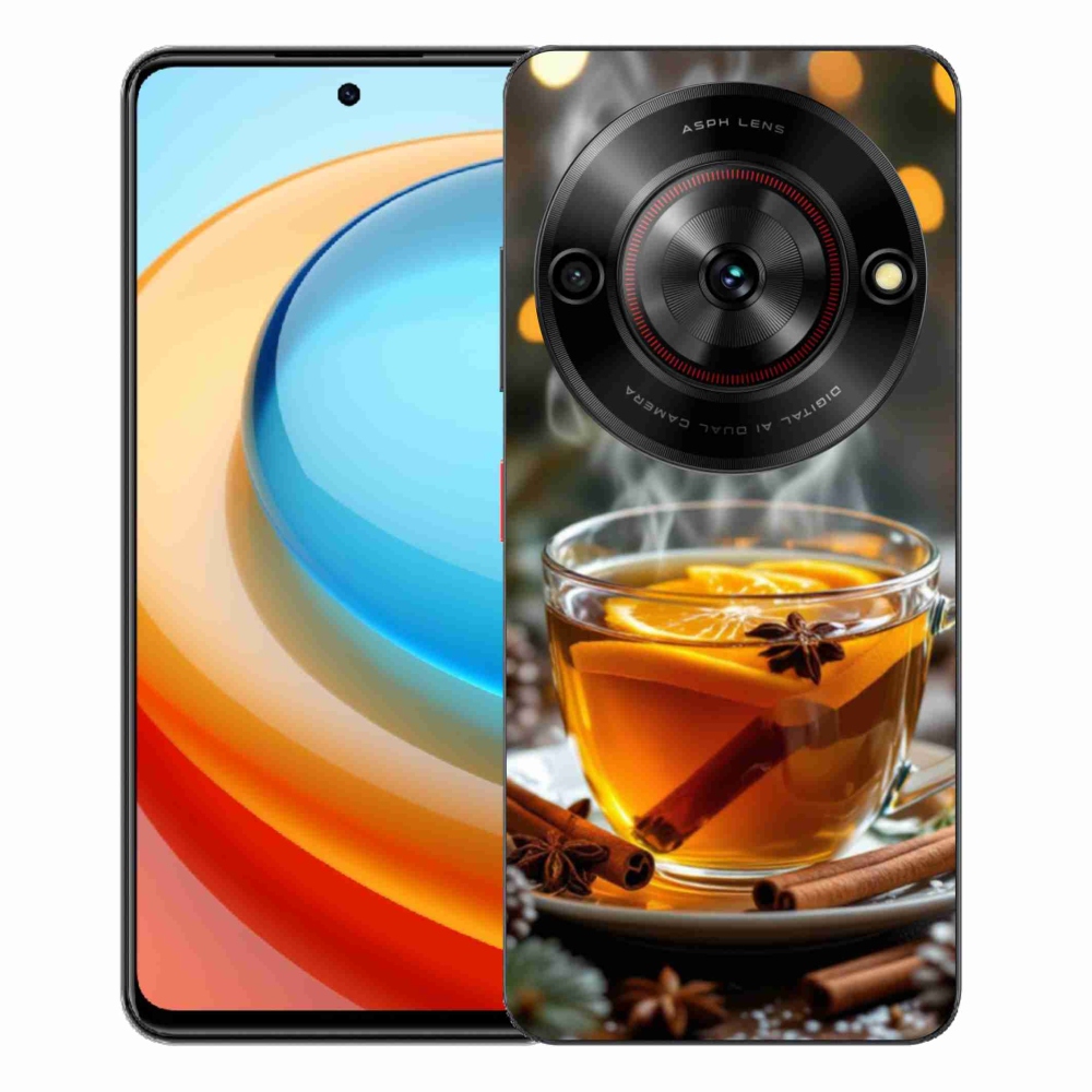 Gelový kryt mmCase na ZTE Blade A75 - vánoční punč