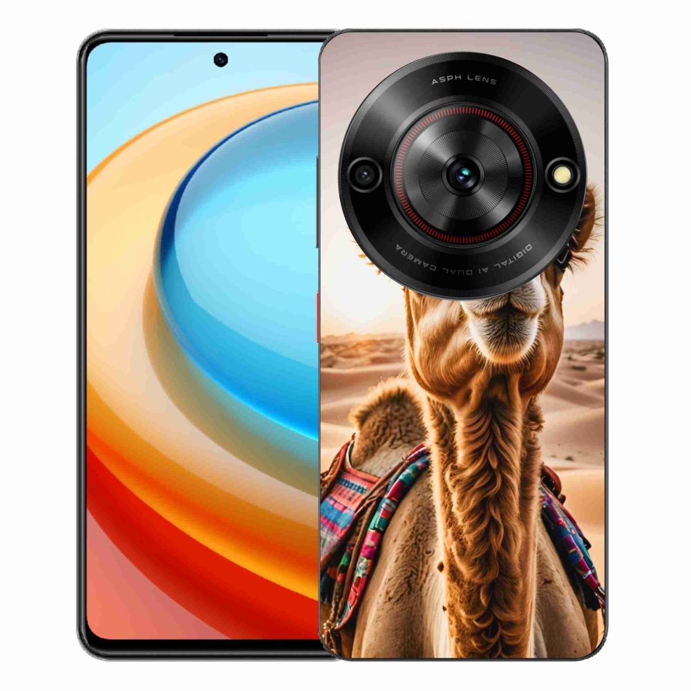 Gelový kryt mmCase na ZTE Blade A75 - velbloud