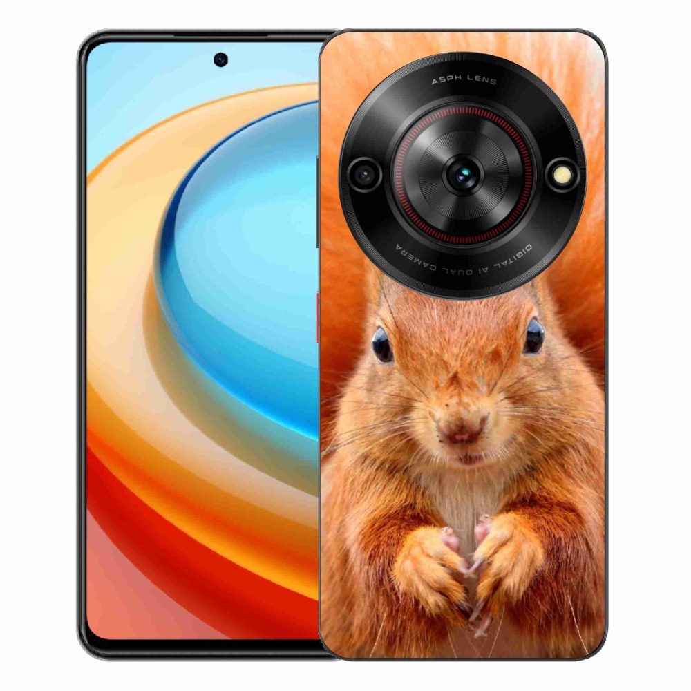 Gelový kryt mmCase na ZTE Blade A75 - veverka