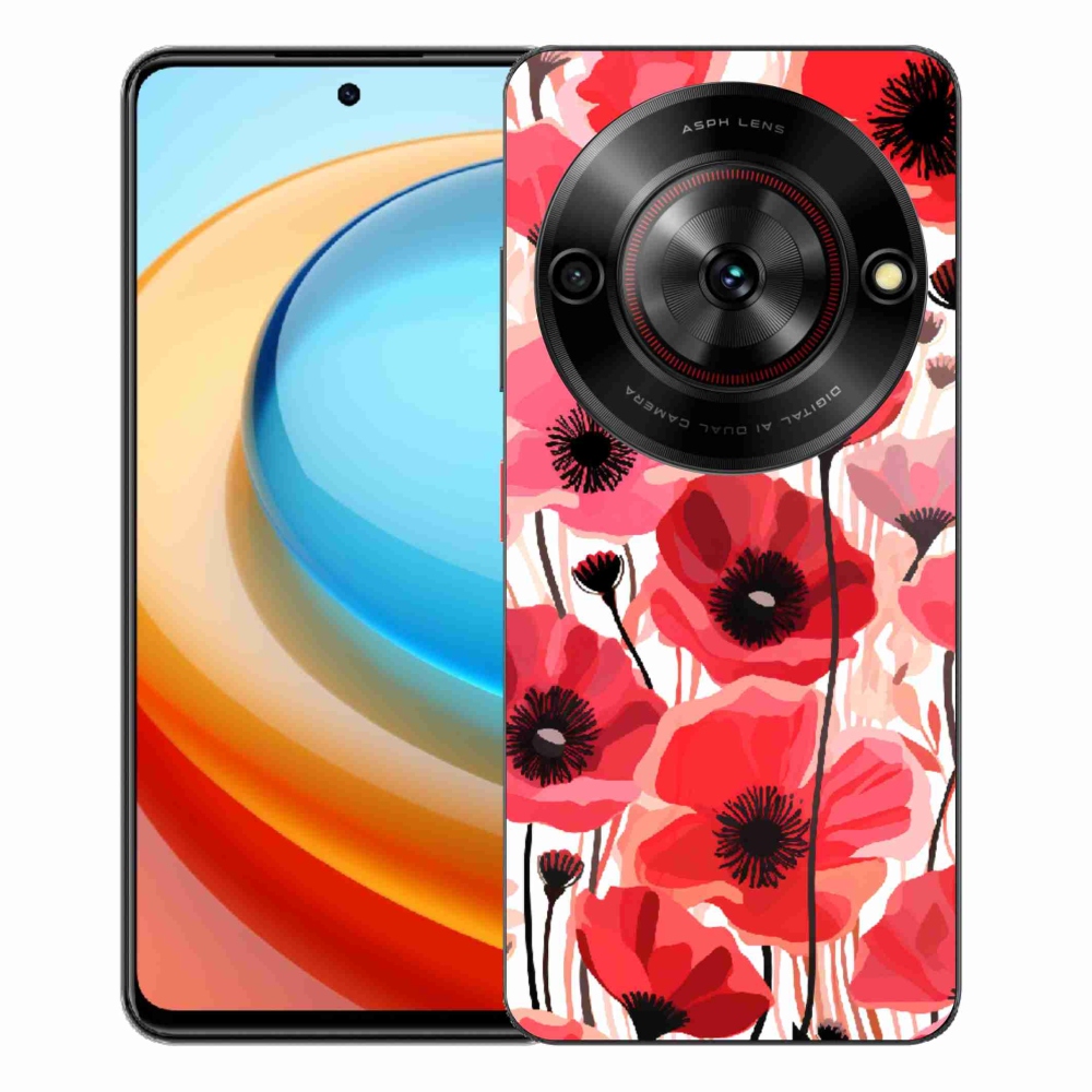 Gelový kryt mmCase na ZTE Blade A75 - vlčí mák 1