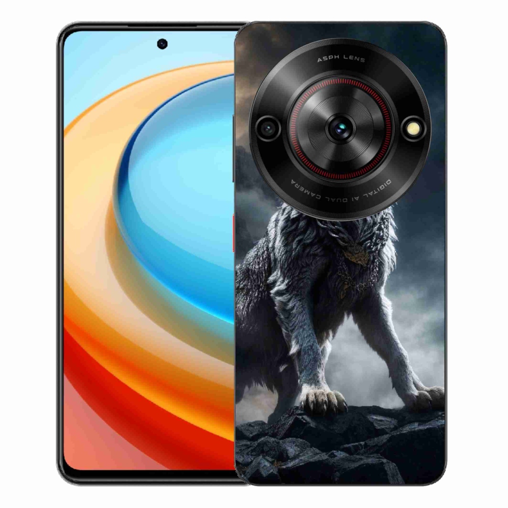 Gelový kryt mmCase na ZTE Blade A75 - vlk 1