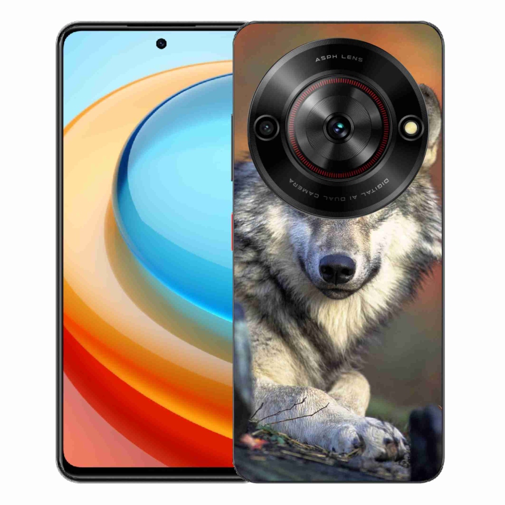 Gelový kryt mmCase na ZTE Blade A75 - vlk