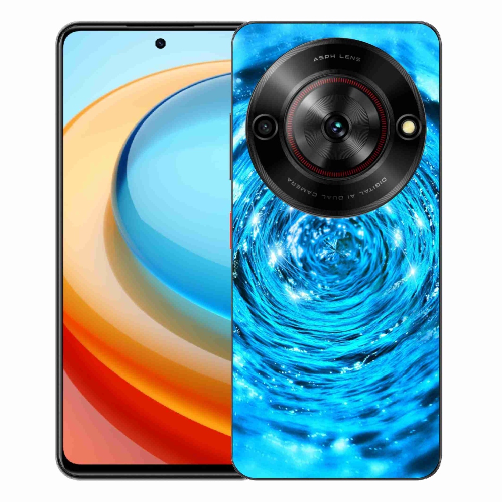 Gelový kryt mmCase na ZTE Blade A75 - vodní vír