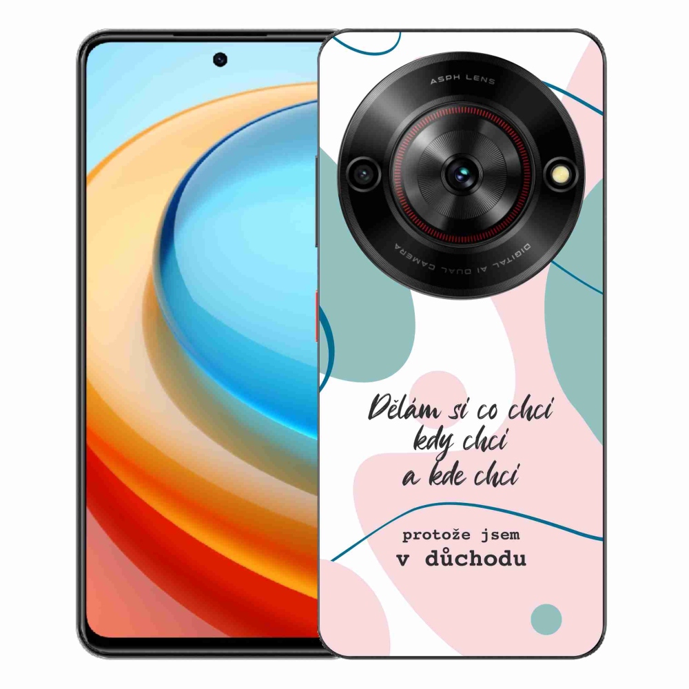 Gelový kryt mmCase na ZTE Blade A75 - vtipný text 10 bílé pozadí