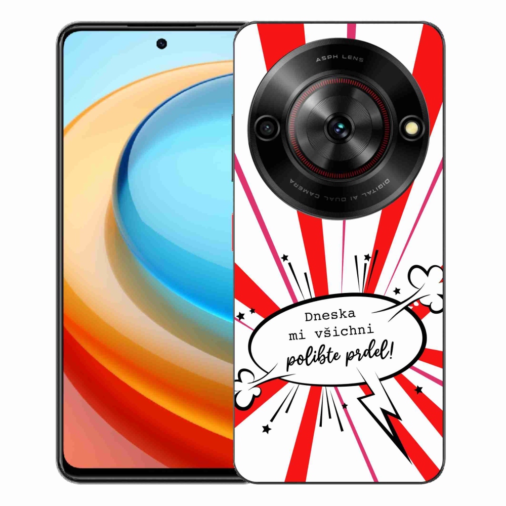 Gelový kryt mmCase na ZTE Blade A75 - vtipný text 15 bílé pozadí