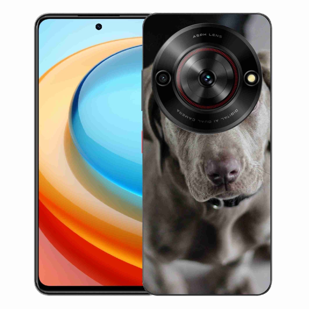 Gelový kryt mmCase na ZTE Blade A75 - výmarský ohař