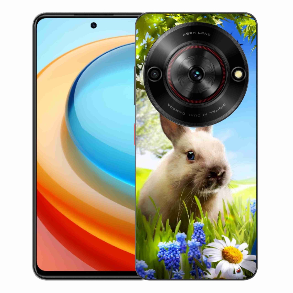 Gelový kryt mmCase na ZTE Blade A75 - zajíček