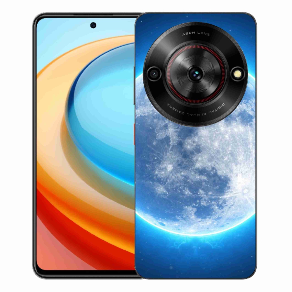 Gelový kryt mmCase na ZTE Blade A75 - zeměkoule