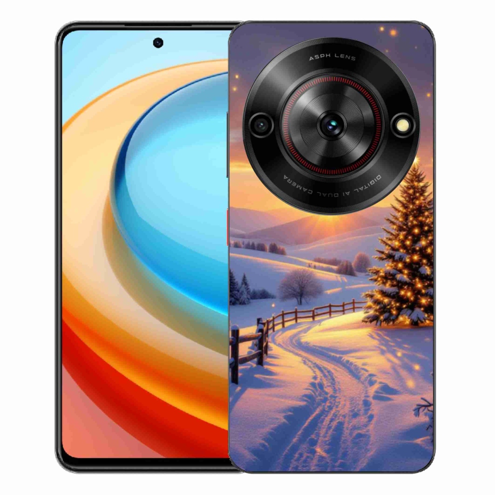 Gelový kryt mmCase na ZTE Blade A75 - zimní krajina