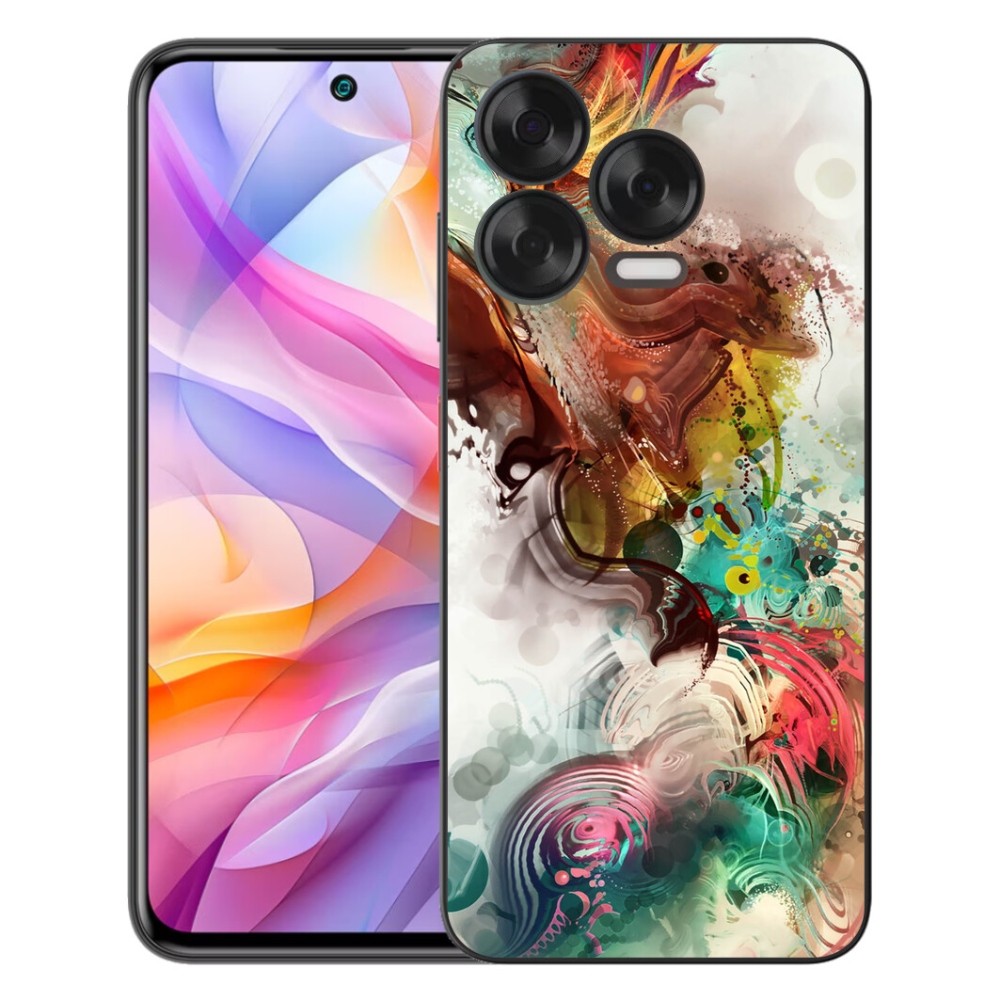 Gelový kryt mmCase na ZTE Blade V70 Vita - abstrakt 1