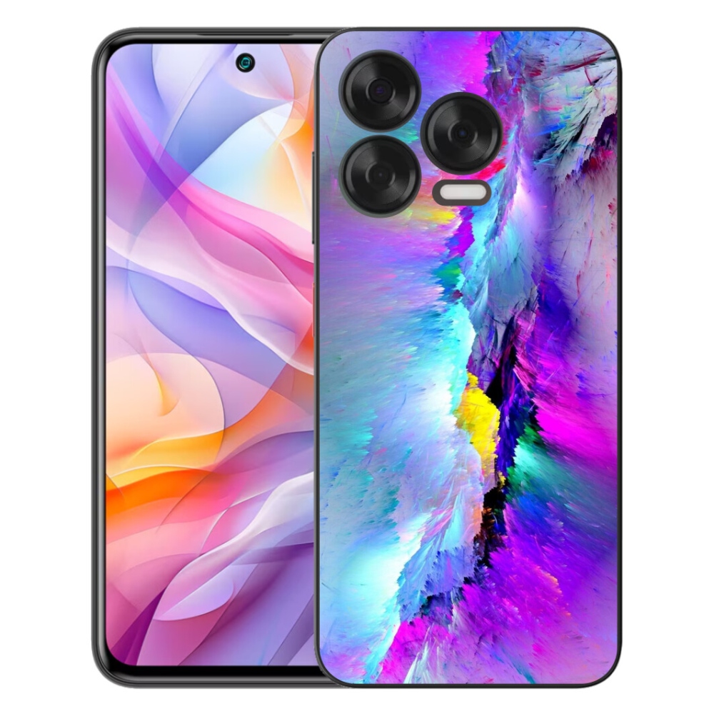 Gelový kryt mmCase na ZTE Blade V70 Vita - abstrakt